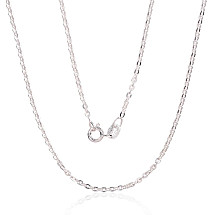 Sidabrinė grandinėlė Anchor round 2 mm , briaunų apdirbimas deimantu, 40, 2.7 g, Sidabras 925 praba