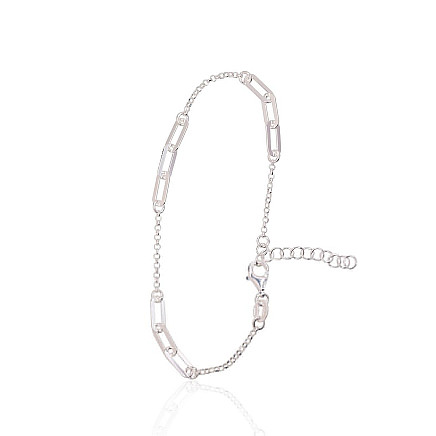 Apyrankės,  - Sidabrinės apyrankės, 17, 2.6 g, Sidabras 925 praba, Reguliuojamas ilgis