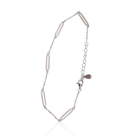 Apyrankės,  - Sidabrinės apyrankės, 17, 1.9 g, Sidabras 925 praba, rodis (padengti), Reguliuojamas ilgis