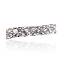 Sidabrinė sagė, 13.1 g, Sidabras 925 praba, oksidas (padengti), Perlai