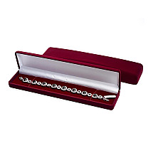 Priedai juvelyriniams, spalva: Vyšninis, 21.5 x 4.8 x 2.4 mm