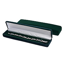 Priedai juvelyriniams, spalva: Žalias, 21.5 x 4.8 x 2.4 mm