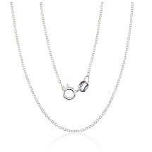 Sidabrinė grandinėlė Anchor round 1 mm, Sidabras 925 praba
