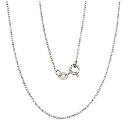 Sidabrinė grandinėlė Anchor round 1 mm, Sidabras 925 praba, rodis (padengti)
