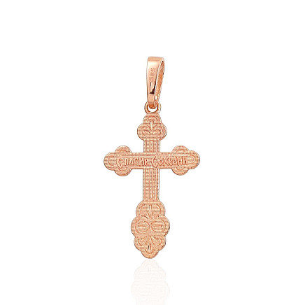 Auksinis pakabukas, 1.86 g, Raudonas Auksas 585 praba, rodis (padengti), - 1300076785597 Kryželiai ir ikonos (stačiatikių), - Auksinis pakabukas, 1.86 g, Raudonas Auksas 585 praba, rodis (padengti)