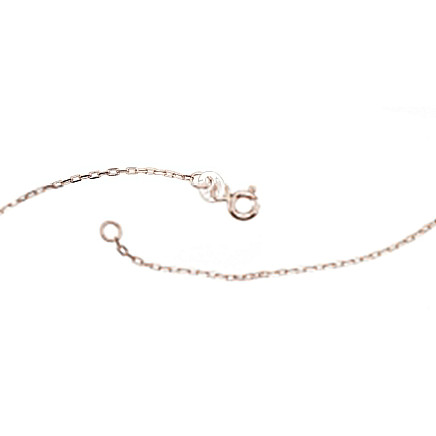 Grandinėlės,  - Auksinė grandinėlė Anchor 1.2 mm , briaunų apdirbimas deimantu, 47, 1.61 g, Raudonas Auksas 585 praba