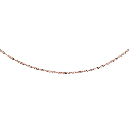 Auksinė grandinėlė Singapore 1.5 mm , briaunų apdirbimas deimantu, 40, 1.63 g, Raudonas Auksas 585 praba, - 1400046796674 Grandinėlės, - Auksinė grandinėlė Singapore 1.5 mm , briaunų apdirbimas deimantu, 40, 1.63 g, Raudonas Auksas 585 praba
