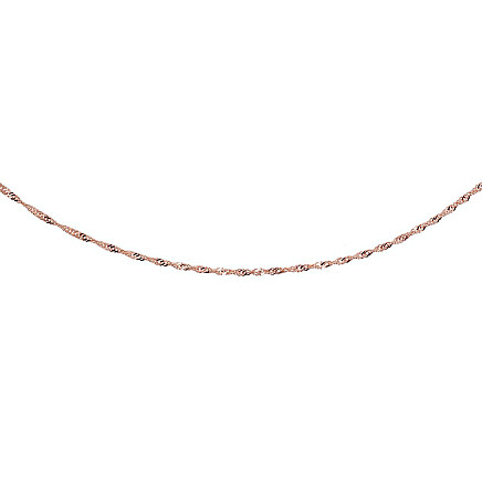 Auksinė grandinėlė Singapore 1.5 mm , briaunų apdirbimas deimantu, 50, 1.98 g, Raudonas Auksas 585 praba, - 1400046796933 Grandinėlės, - Auksinė grandinėlė Singapore 1.5 mm , briaunų apdirbimas deimantu, 50, 1.98 g, Raudonas Auksas 585 praba