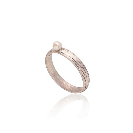 Sidabrinis žiedas, 17, 2.4 g, Sidabras 925 praba, oksidas (padengti), Perlai, - 2101738000053 K-Exclusive kolekcija, - Sidabrinis žiedas, 17, 2.4 g, Sidabras 925 praba, oksidas (padengti), Perlai