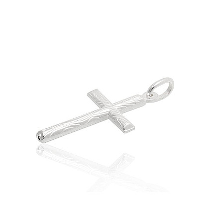 Kryžiai  ir ikonos,  - Sidabrinis pakabukas, 1.6 g, Sidabras 925 praba