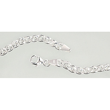 Grandinėlės,  - Sidabrinė grandinėlė Crandmother 4,9 mm , briaunų apdirbimas deimantu, 55, 17.1 g, Sidabras 925 praba