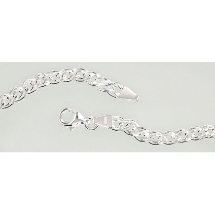Grandinėlės,  - Sidabrinė grandinėlė Crandmother 4,9 mm , briaunų apdirbimas deimantu, 60, 18.4 g, Sidabras 925 praba