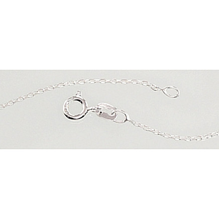 Grandinėlės,  - Sidabrinė grandinėlė Anchor 1 mm , briaunų apdirbimas deimantu, 45, 1.5 g, Sidabras 925 praba