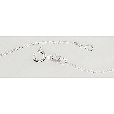 Grandinėlės,  - Sidabrinė grandinėlė Anchor 1 mm , briaunų apdirbimas deimantu, 47, 1.6 g, Sidabras 925 praba