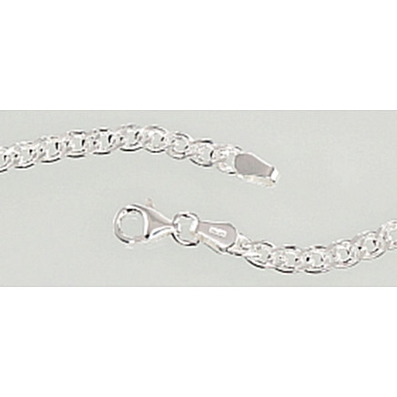 Grandinėlės,  - Sidabrinė grandinėlė Crandmother 3.1 mm , briaunų apdirbimas deimantu, 50, 9.7 g, Sidabras 925 praba