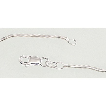 Grandinėlės,  - Sidabrinė grandinėlė Snake 1, 5 mm, Sidabras 925 praba