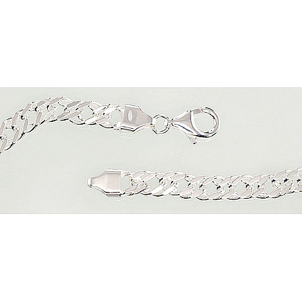 Vyrams,  - Sidabrinė grandinėlė Rombo 5.5 mm, briaunų apdirbimas deimantu, Sidabras 925 praba