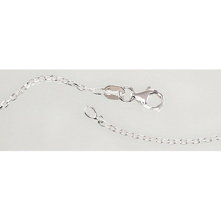 Grandinėlės,  - Sidabrinė grandinėlė Anchor 1.2 mm , briaunų apdirbimas deimantu, 40, 2.5 g, Sidabras 925 praba