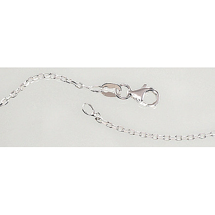 Grandinėlės,  - Sidabrinė grandinėlė Anchor 1.2 mm , briaunų apdirbimas deimantu, 55, 3.4 g, Sidabras 925 praba