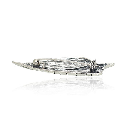 Sagės,  - Sidabrinė sagė, 6.5 g, Sidabras 925 praba, oksidas (padengti)