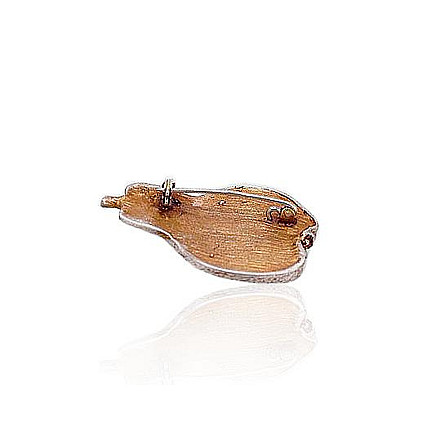 Sagės,  - Sidabrinė sagė, 25.4 g, Sidabras 925 praba, oksidas (padengti), Granatas
