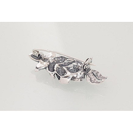 Sagės,  - Sidabrinė sagė, 5.6 g, Sidabras 925 praba, oksidas (padengti)