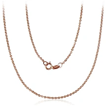 Auksinė grandinėlė Anchor 1.4 mm , briaunų apdirbimas deimantu, 42, 1.37 g, Raudonas Auksas 585 praba