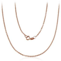 Auksinė grandinėlė Anchor 1.4 mm , briaunų apdirbimas deimantu, 45, 1.46 g, Raudonas Auksas 585 praba