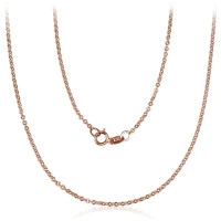Auksinė grandinėlė Anchor 1.4 mm , briaunų apdirbimas deimantu, 50, 1.61 g, Raudonas Auksas 585 praba