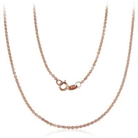 Auksinė grandinėlė Anchor 1.4 mm , briaunų apdirbimas deimantu, 55, 1.75 g, Raudonas Auksas 585 praba