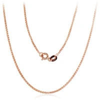 Auksinė grandinėlė Spiga 1, 2 mm, Raudonas Auksas 585 praba