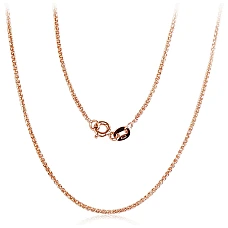 Auksinė grandinėlė Spiga 1,2 mm, 42, 2.61 g, Raudonas Auksas 585 praba