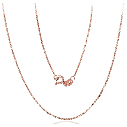 Grandinėlės,  - Auksinė grandinėlė Anchor 1 mm, 40, 1.54 g, Raudonas Auksas 585 praba