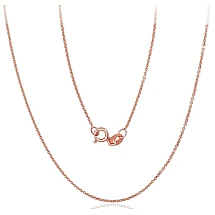 Auksinė grandinėlė Anchor 1 mm, 47, 1.74 g, Raudonas Auksas 585 praba