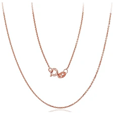 Auksinė grandinėlė Anchor 1 mm, 47, 1.78 g, Raudonas Auksas 585 praba