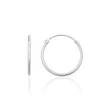 Sidabriniai auskarai –žiedai, 0.5 g, Sidabras 925 praba