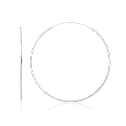 Auskarai-žiedai,  - Sidabriniai auskarai –žiedai, 2.5 g, Sidabras 925 praba