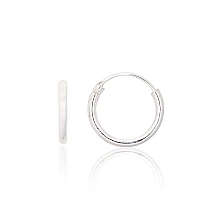 Sidabriniai auskarai –žiedai, 0.5 g, Sidabras 925 praba