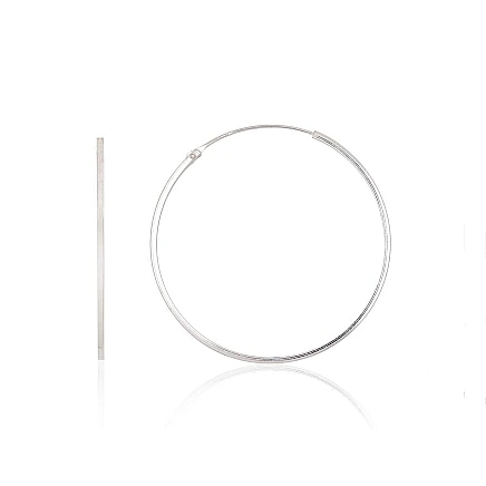 Auskarai-žiedai,  - Sidabriniai auskarai –žiedai, 1.5 g, Sidabras 925 praba