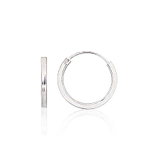 Sidabriniai auskarai –žiedai, 1.6 g, Sidabras 925 praba