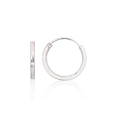 Sidabriniai auskarai –žiedai, 1.6 g, Sidabras 925 praba