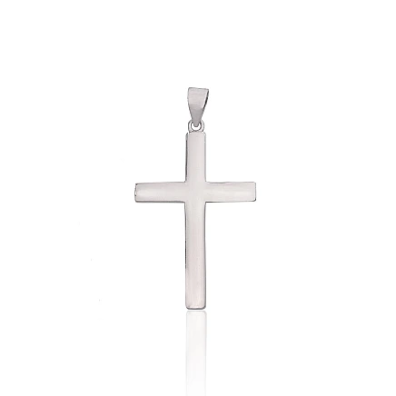 Kryžiai  ir ikonos,  - Sidabrinis pakabukas, 1.6 g, Sidabras 925 praba, rodis (padengti)
