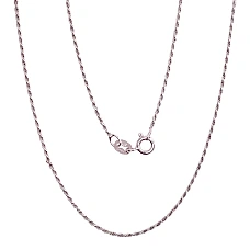 Sidabrinė grandinėlė Rope 1,1 mm, 40, 2.1 g, Sidabras 925 praba