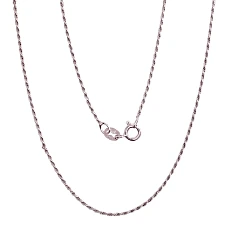 Sidabrinė grandinėlė Rope 1,1 mm, 50, 2.6 g, Sidabras 925 praba