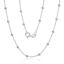 Sidabrinė grandinėlė Bead 1-3 mm, Sidabras 925 praba