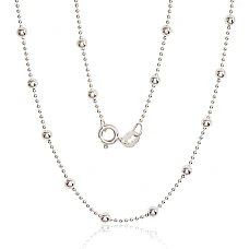 Sidabrinė grandinėlė Bead 1-3 mm, 45, 4.2 g, Sidabras 925 praba