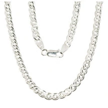 Sidabrinė grandinėlė Crandmother 4, 9 mm, briaunų apdirbimas deimantu, Sidabras 925 praba