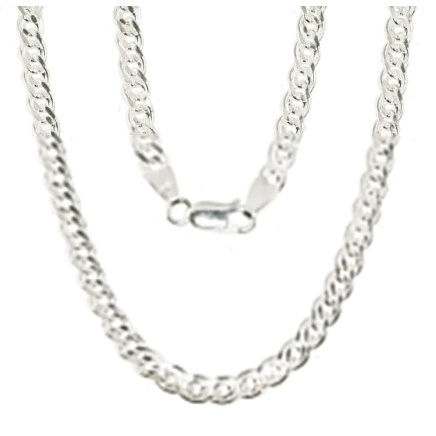 Grandinėlės,  - Sidabrinė grandinėlė Crandmother 4,9 mm , briaunų apdirbimas deimantu, 60, 18.4 g, Sidabras 925 praba
