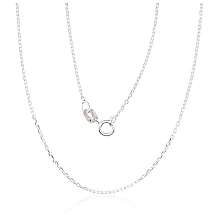 Sidabrinė grandinėlė Anchor 1 mm , briaunų apdirbimas deimantu, 42, 1.4 g, Sidabras 925 praba