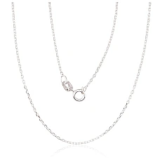 Sidabrinė grandinėlė Anchor 1 mm , briaunų apdirbimas deimantu, 42, 1.4 g, Sidabras 925 praba